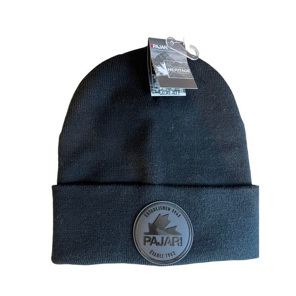 Pajar BayShore Long Ribbed Hat Black - Picture 1 of 5